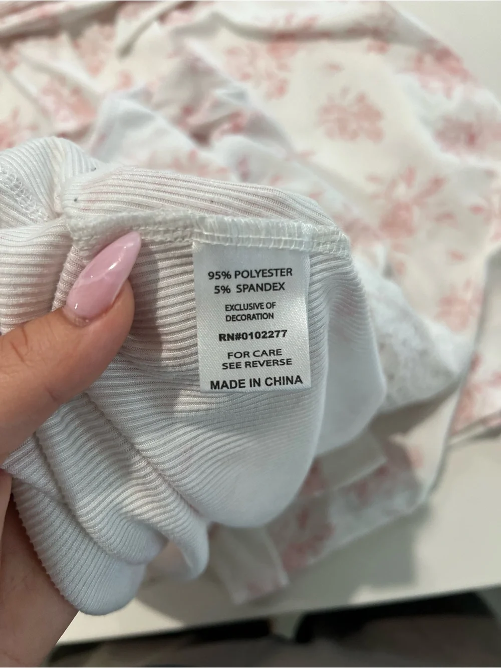 BODY TOUCH • baby pink and white floral robe & gown size XL - Picture 12 of 12